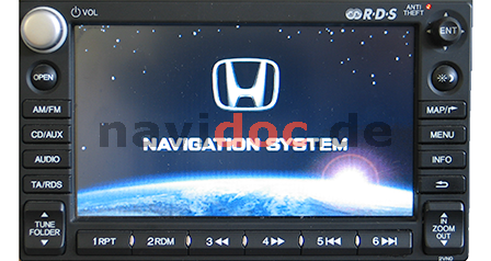 navidoc.de - Reparatur für Navigationsgerät Honda 2VN0
