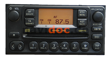 navidoc.de - Reparatur für Navigationsgerät Toyota 58806