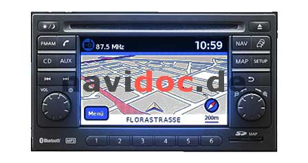 navidoc.de - Reparatur für Navigationsgerät Nissan Connect LCN