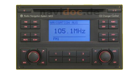 navidoc.de - Reparatur für Navigationsgerät VW MCD